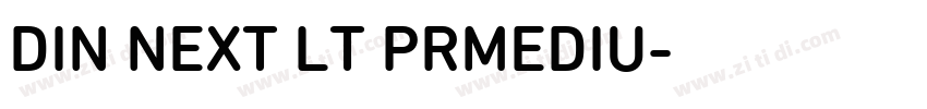 DIN NEXT LT PRMEDIU字体转换
